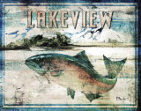 Lakeview Affiches par Paul Brent