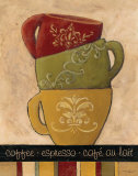 Striped Stack I Poster by Tara Gamel
