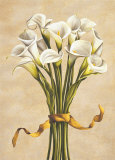 Bouquet Bianco Prints by Lisa Corradini