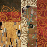 Deco Collage Detail (from Fulfillment, Stoclet Frieze) Posters par Gustav Klimt