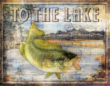 Al lago Lámina por Paul Brent