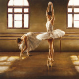 Ballet Dancers Poster by Cristina Mavaracchio Ballet Dancers Poster by Cristina Mavaracchio