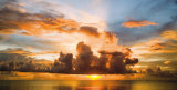 Sunset in Polynesia Posters by Ashley Cooper