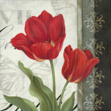 Etude en Rouge II Affiches par Pamela Gladding