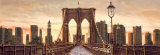 Manhattan Evening Poster by Matthew Daniels