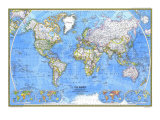 World Map 1981 Posters