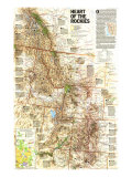 Heart of the Rockies Poster Map, 1995