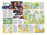 Great Lakes Poster Map, 1987, side 2