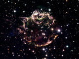 Animation of a supernova explosion to its remnant Photographic Print by Harvey Richer