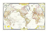 World Map 1951 Posters
