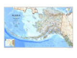 Alaska Map 1994 Side 1 Posters