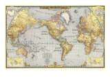 World Map 1943 Kunst