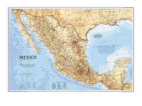Mexico Map 1994 Posters