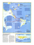 Threading the Islands Map Poster, 1986
