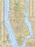 Tourist Manhattan Map 1964 Art