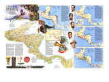 Central America Map Poster, 1986, History