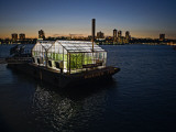 A Scientific Barge on the Hudson River Photographic Print by Tyrone Turner