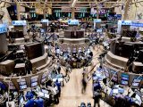 An high angle view of the New York Stock Exchange's trading floor Stampa fotografica di Justin Guariglia