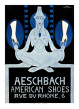 Aeschbach American Shoes Print by Hans Schoellhorn