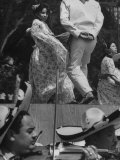 Dancers and Musicians Performing at Fiesta in Honor of Pres. Kennedy Lámina fotográfica por John Dominis