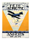 Fete Aerienne Angers Prints by P. L. Armand