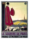 Le Sourire de Paris Posters av Bernard Becan Le Sourire de Paris Posters av Bernard Becan