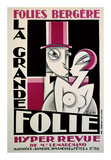 Folies-Bergere, La Grande Folie Plakater af Pico