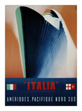 Italia Poster by Giovanni Patrone