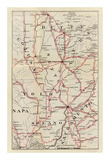 California: Colusa, Yolo, Napa, Butte, Yuba, Sutter, Solano, and Sacramento Counties, c.1896 Posters av George W. Blum California: Colusa, Yolo, Napa, Butte, Yuba, Sutter, Solano, and Sacramento Counties, c.1896 Posters av George W. Blum