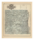 Map of Houston County, Minnesota, c.1874 Prints by A. T. Andreas