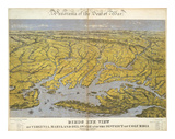 Virginia, Maryland Delaware and The District of Columbia, c.1861 Posters av John Bachmann Virginia, Maryland Delaware and The District of Columbia, c.1861 Posters av John Bachmann