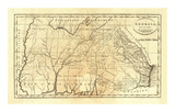 State of Georgia, c.1795 Prints by Mathew Carey