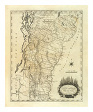 Vermont, c.1795 Poster von Mathew Carey