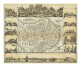 Plano Pintoresco de La Habana, c.1853 Affiches par B. & C. May