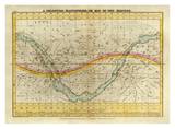 Celestial Planisphere, or Map of the Heavens, c.1835 Plakat av Elijah H. Burritt
