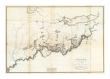 General Map of the Course of the Ohio, c.1796 Prints by George Henri Victor Collot