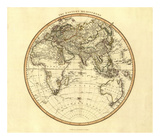Eastern Hemisphere, c.1801 Posters by John Cary