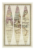 Globo Terrestre III, c.1792 Posters by Giovanni Maria Cassini