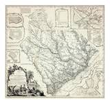 Map of the Province of South Carolina, c.1773 Prints by James Cook