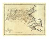 State of Massachusetts, c.1795 Poster von Mathew Carey