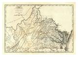 State of Virginia, c.1795 Pósters por Mathew Carey State of Virginia, c.1795 Pósters por Mathew Carey