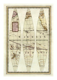 Globo Terrestre II, c.1792 Art by Giovanni Maria Cassini