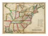 United States, c.1820 Poster by John Melish