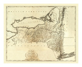 State of New York, c.1795 Prints by Mathew Carey
