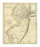 State of New Jersey, c.1796 Posters by John Reid