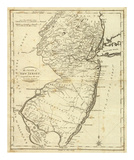 State of New Jersey, c.1796 Poster by John Reid