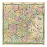 Boston and Vicinity, c.1852 Posters by F. G. Sidney