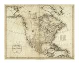 Map of North America, c.1796 Prints by John Reid