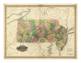 Pennsylvania and New Jersey, c.1823 Posters by Henry S. Tanner