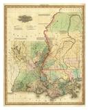 Louisiana and Mississippi, c.1823 Prints by Henry S. Tanner